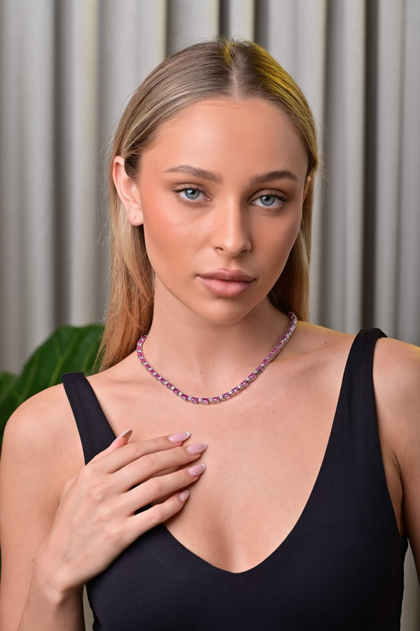 Purple necklace