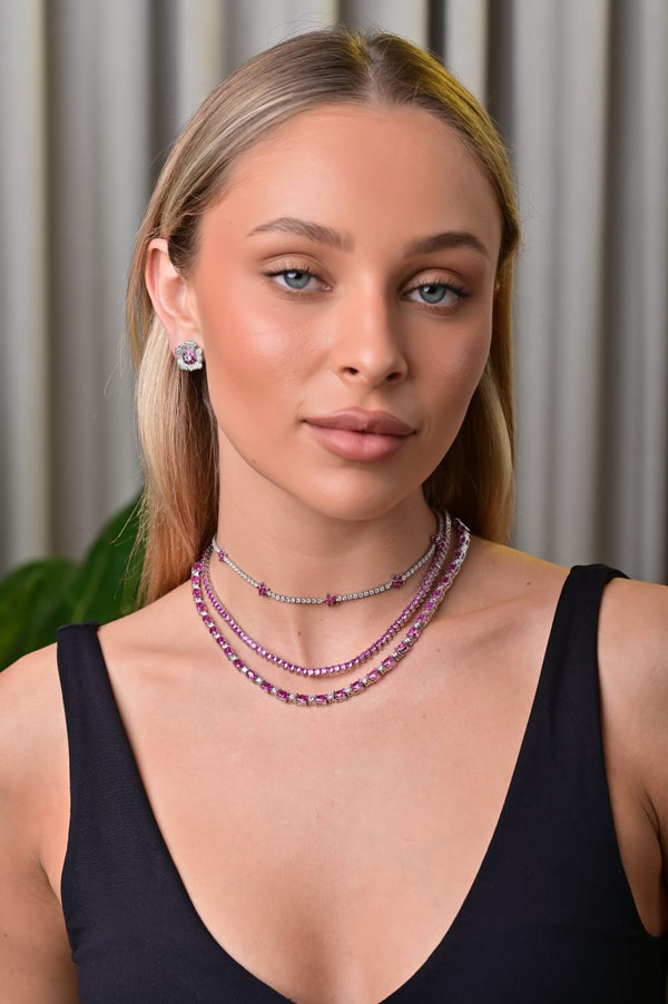 Purple necklace 01