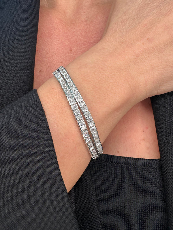 سوار تنس مقطوع على شكل أميرة