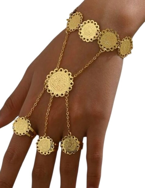Trio ring with bracelet