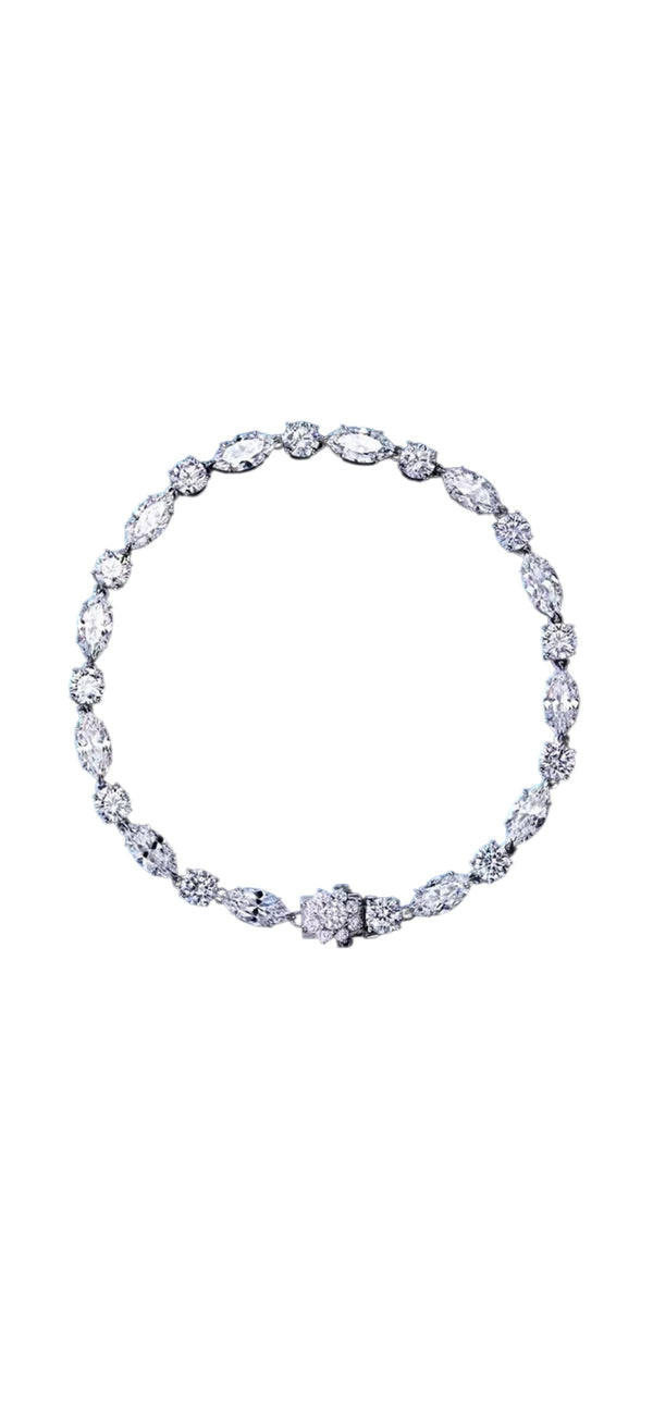 Round Marquise bracelet