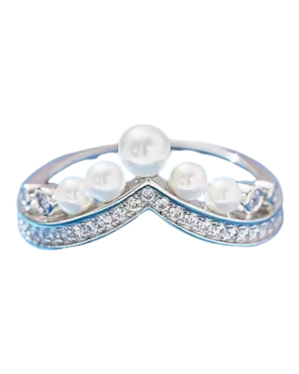 Pearl Crown ring
