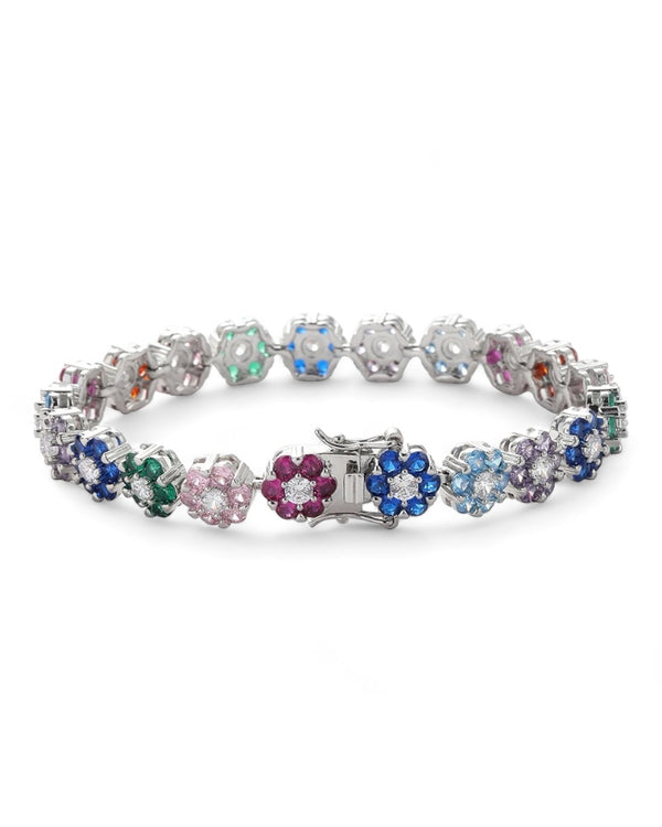 flower bracelet multicolor