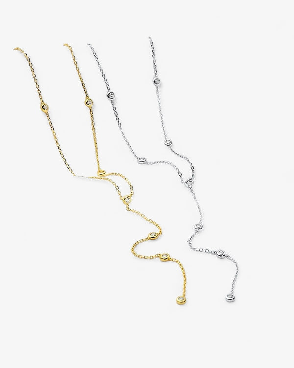 necklace long 3 dots